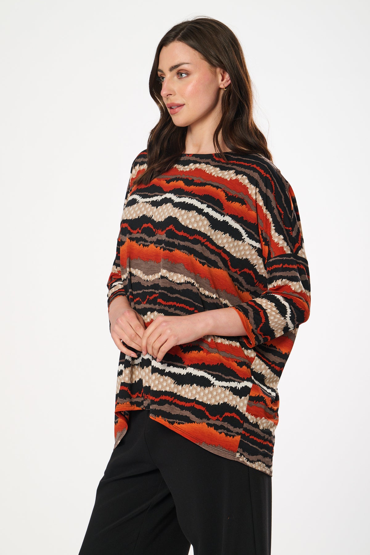 Saloos Autumnal Shades Oversized Top