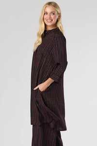 Saloos Foil Lines Striped Jacket