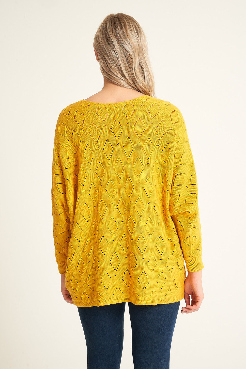 Saloos Geometric Diamond Shapes Jumper