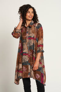 Saloos Autumn Colours Tunic Length Shirt