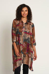 Saloos Autumn Colours Tunic Length Shirt