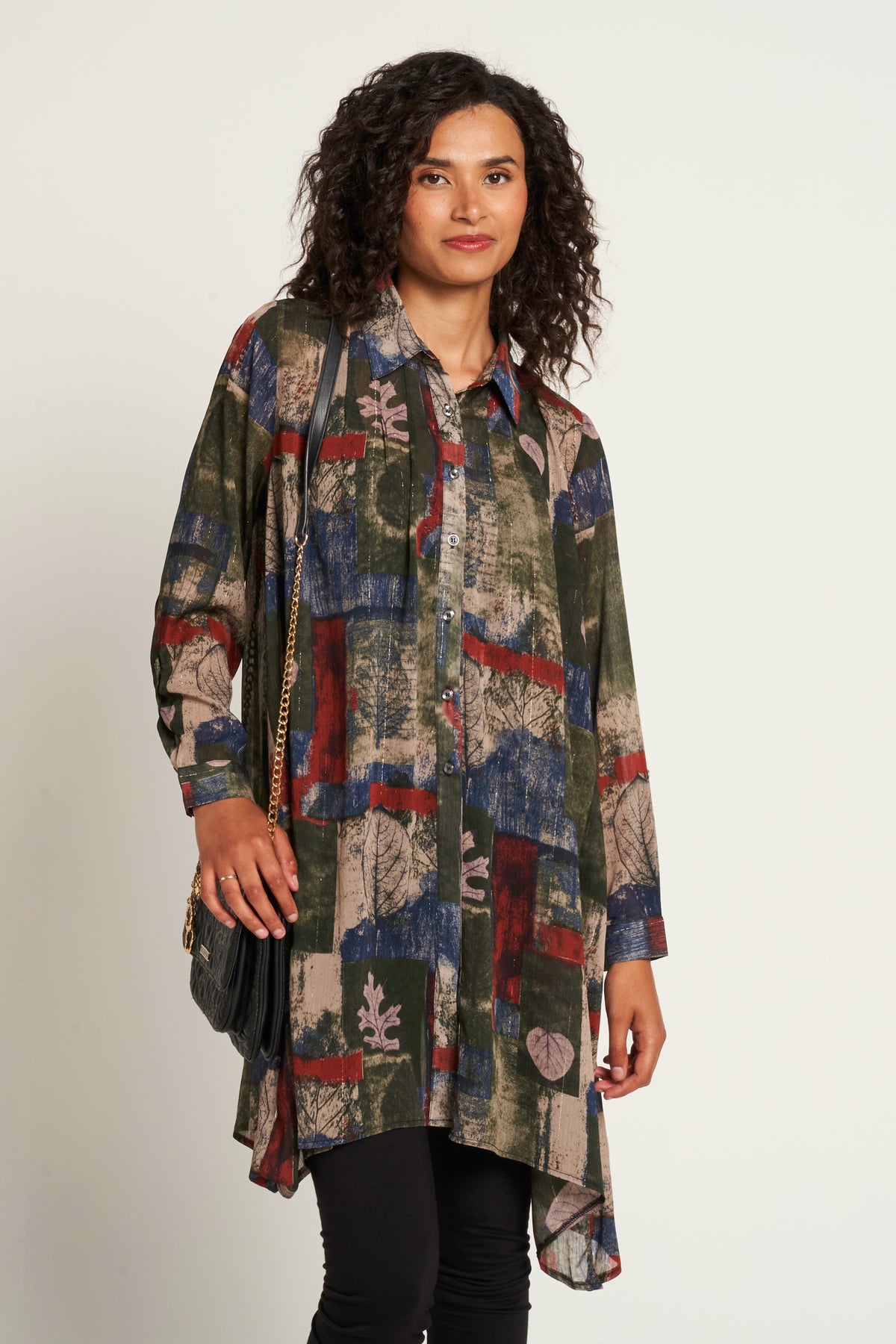 Saloos Autumn Colours Tunic Length Shirt