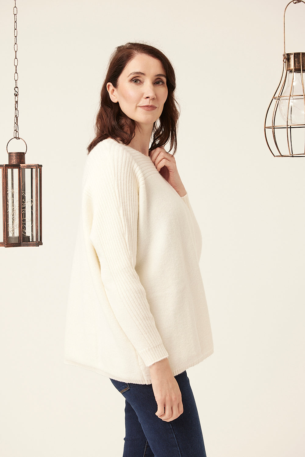 Saloos Scoop Neck Jumper