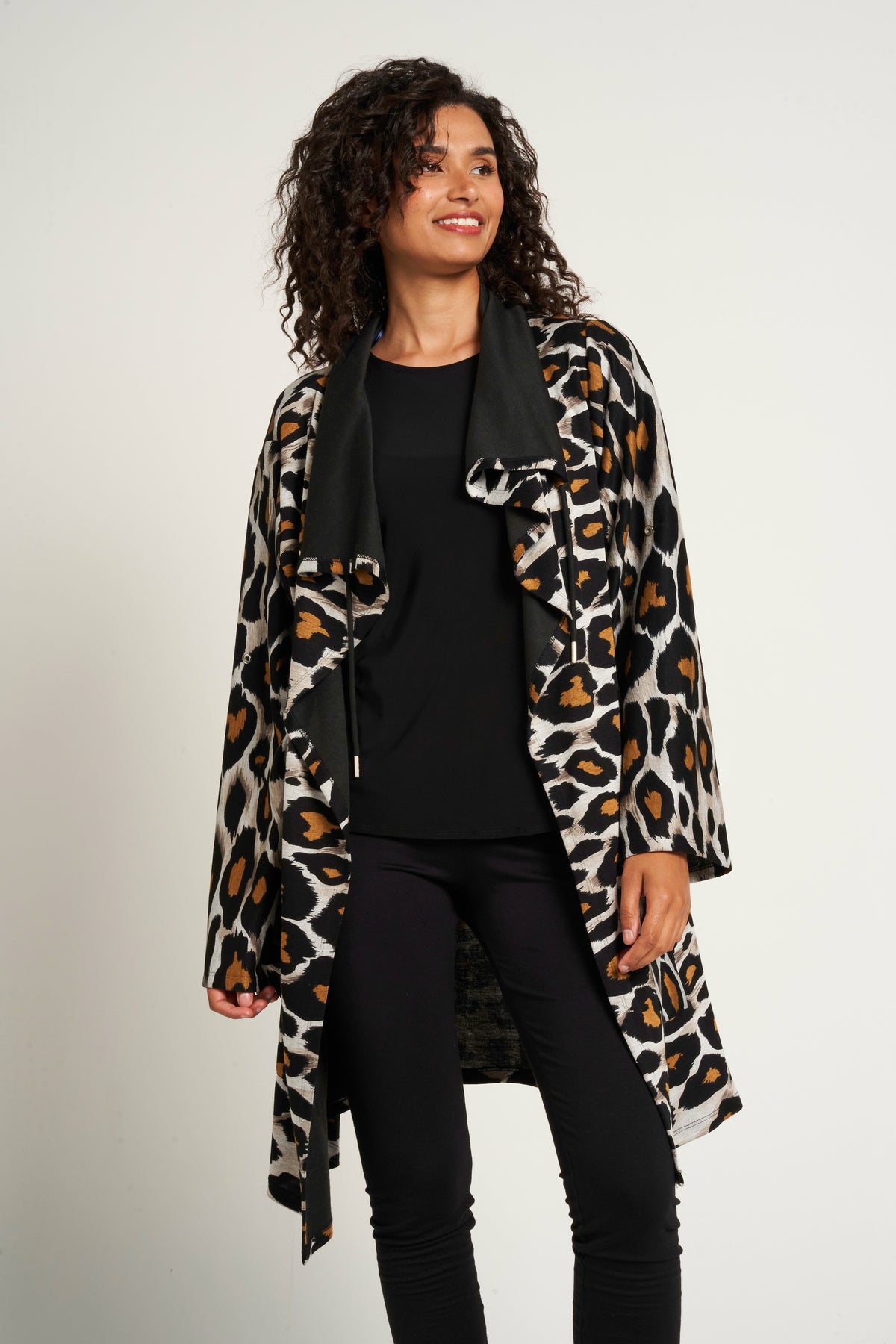 Saloos Soft Jacket with Drape Collar