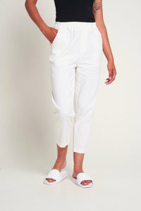 Saloos Crop Trousers with Side & Back Pockets