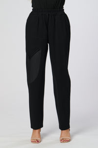 Saloos Contrast Side Panel Trousers