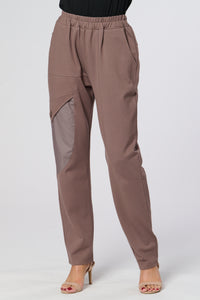 Saloos Contrast Side Panel Trousers