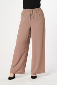 Saloos Plain Wide Leg Trousers