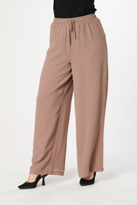 Saloos Plain Wide Leg Trousers