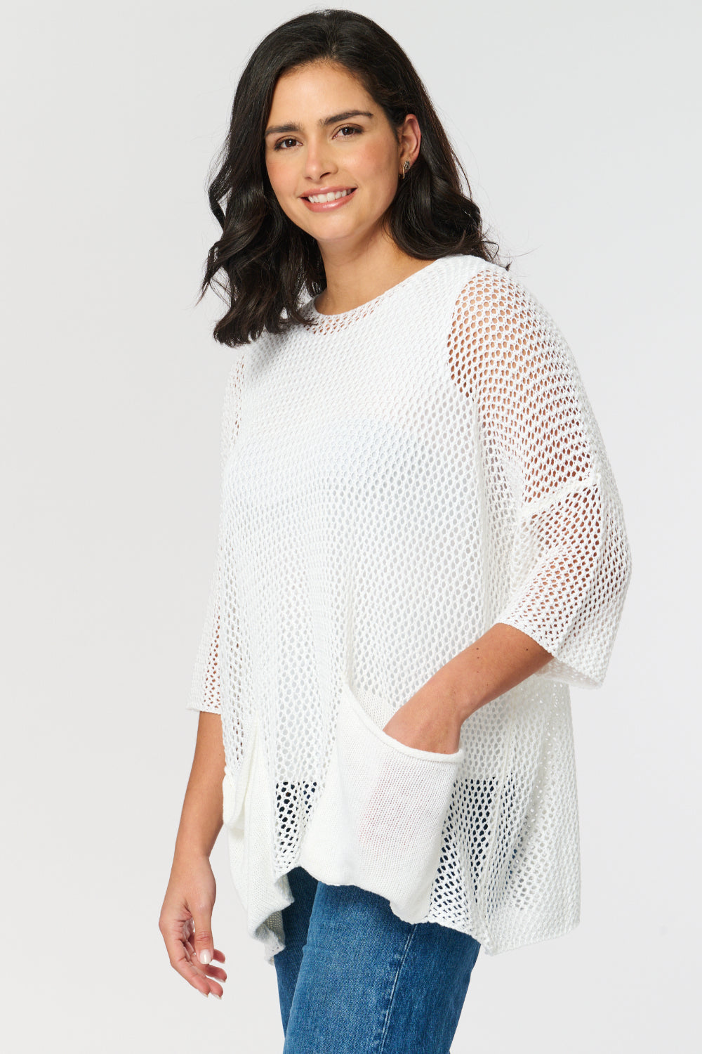 Saloos Crochet Knit Summer Jumper