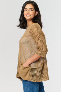 Saloos Crochet Knit Summer Jumper