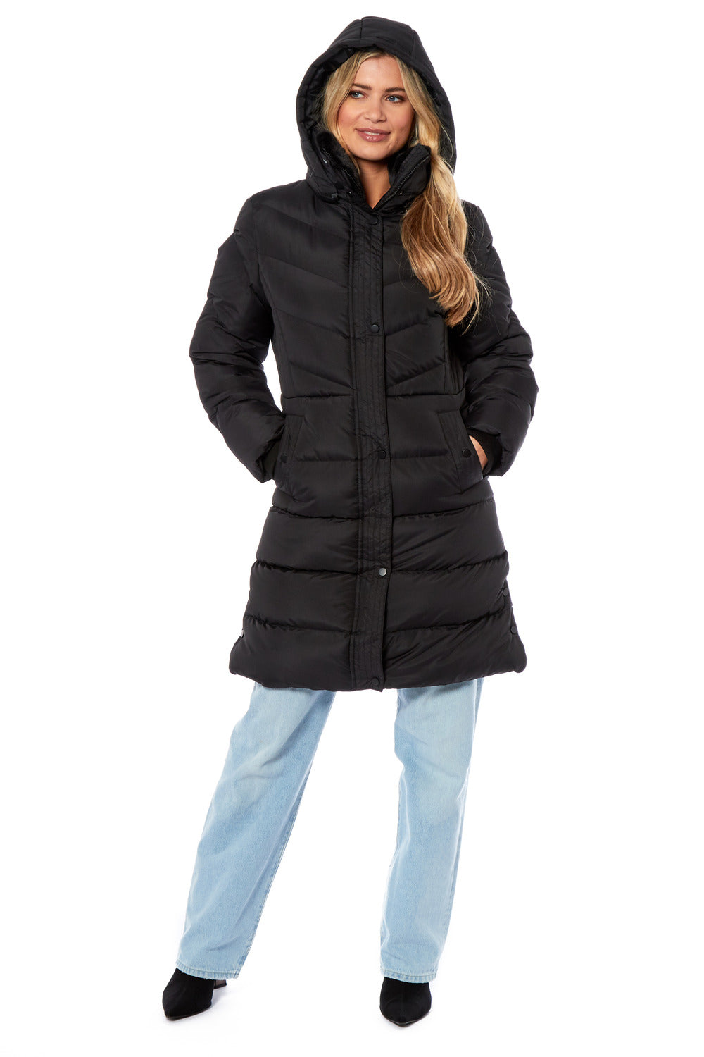 Charlotte West Willow Long Hooded Jacket