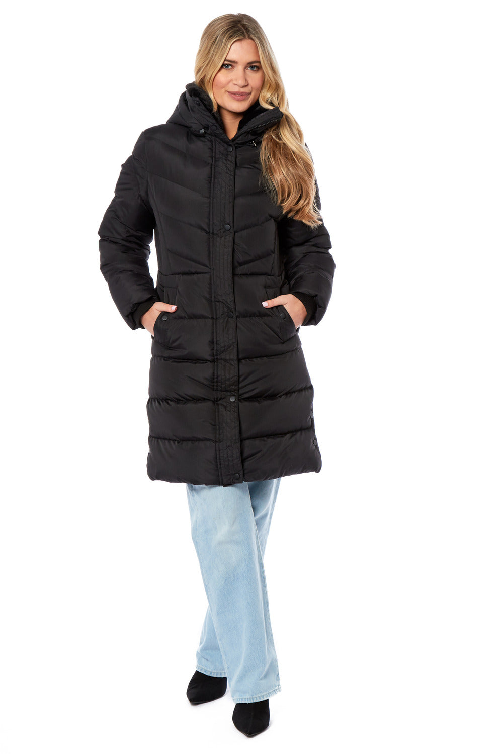 Charlotte West Willow Long Hooded Jacket