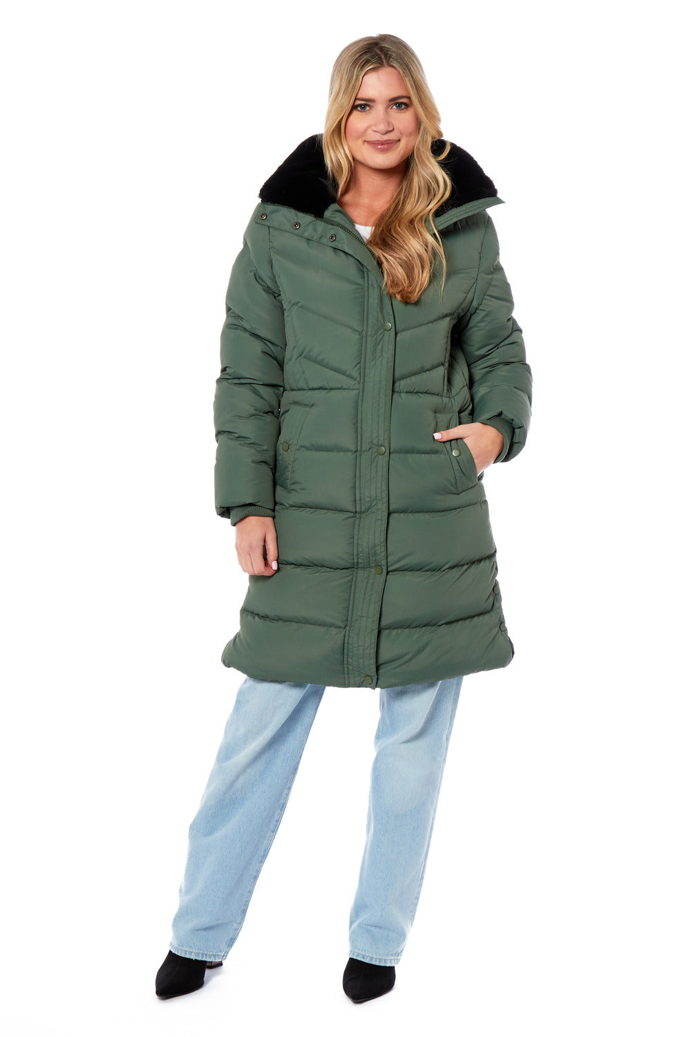 Charlotte West Willow Long Hooded Jacket