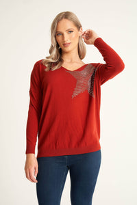 Saloos Jumper Rust / UK: 10 - EU: 36 - US: XS 7375-A