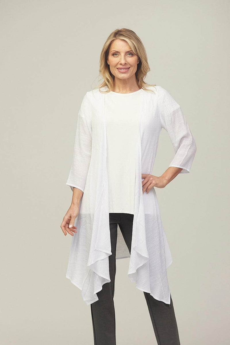 Saloos Saloos Linen Look Waterfall Jacket