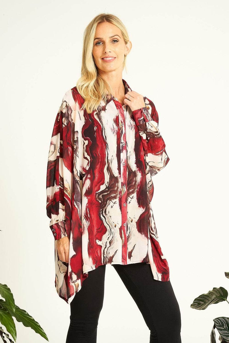 FP-B2 Blouse Red / UK: 10 - EU: 36 - US: XS 7436-A