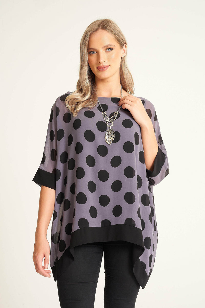 Saloos Top Grey / UK: 10 - EU: 36 - US: XS 7430-E