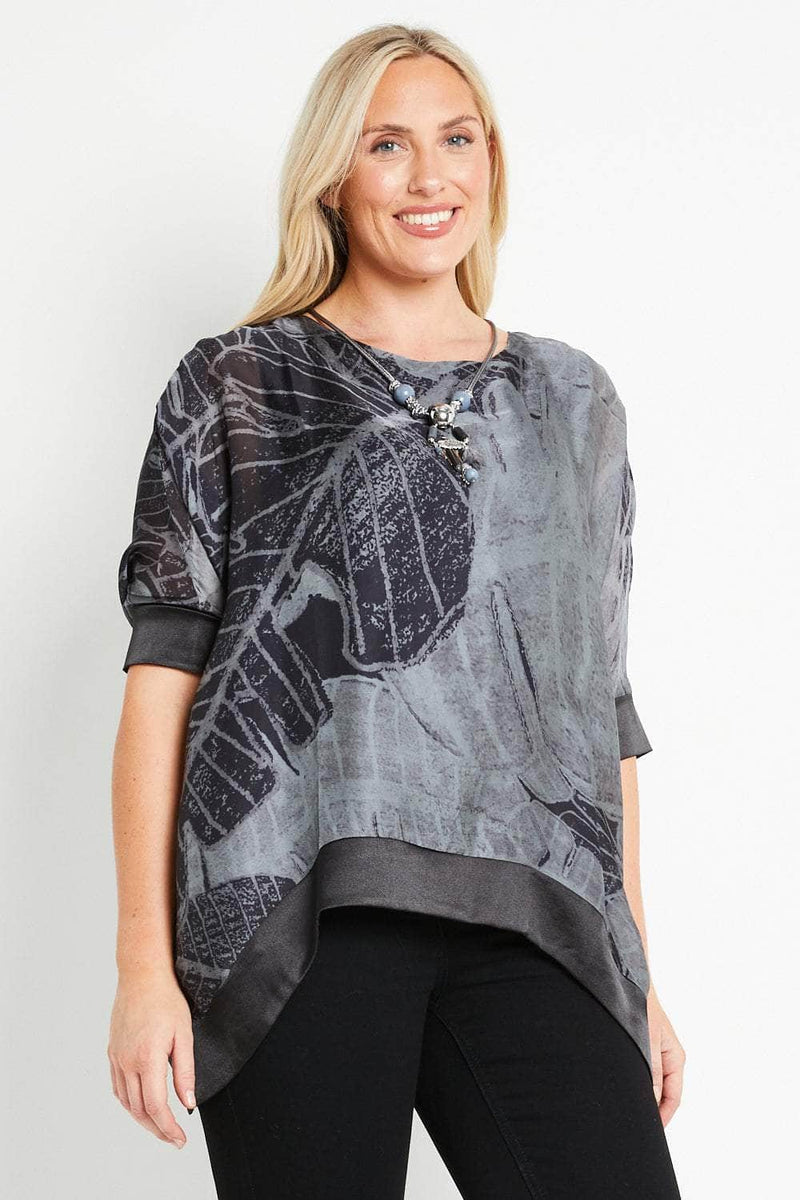 Saloos Top Grey / UK: 10 - EU: 36 - US: XS 7430-F