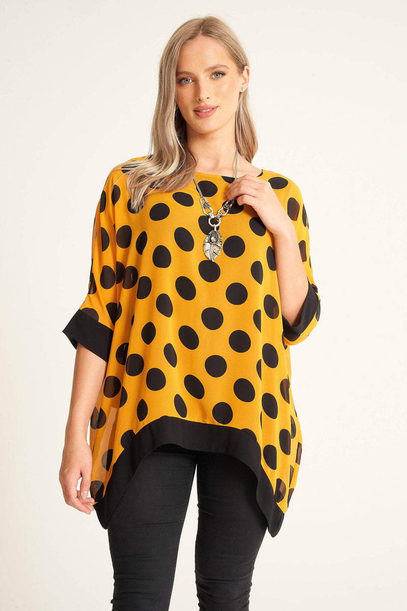 Saloos Top Mustard / UK: 10 - EU: 36 - US: XS 7430-E