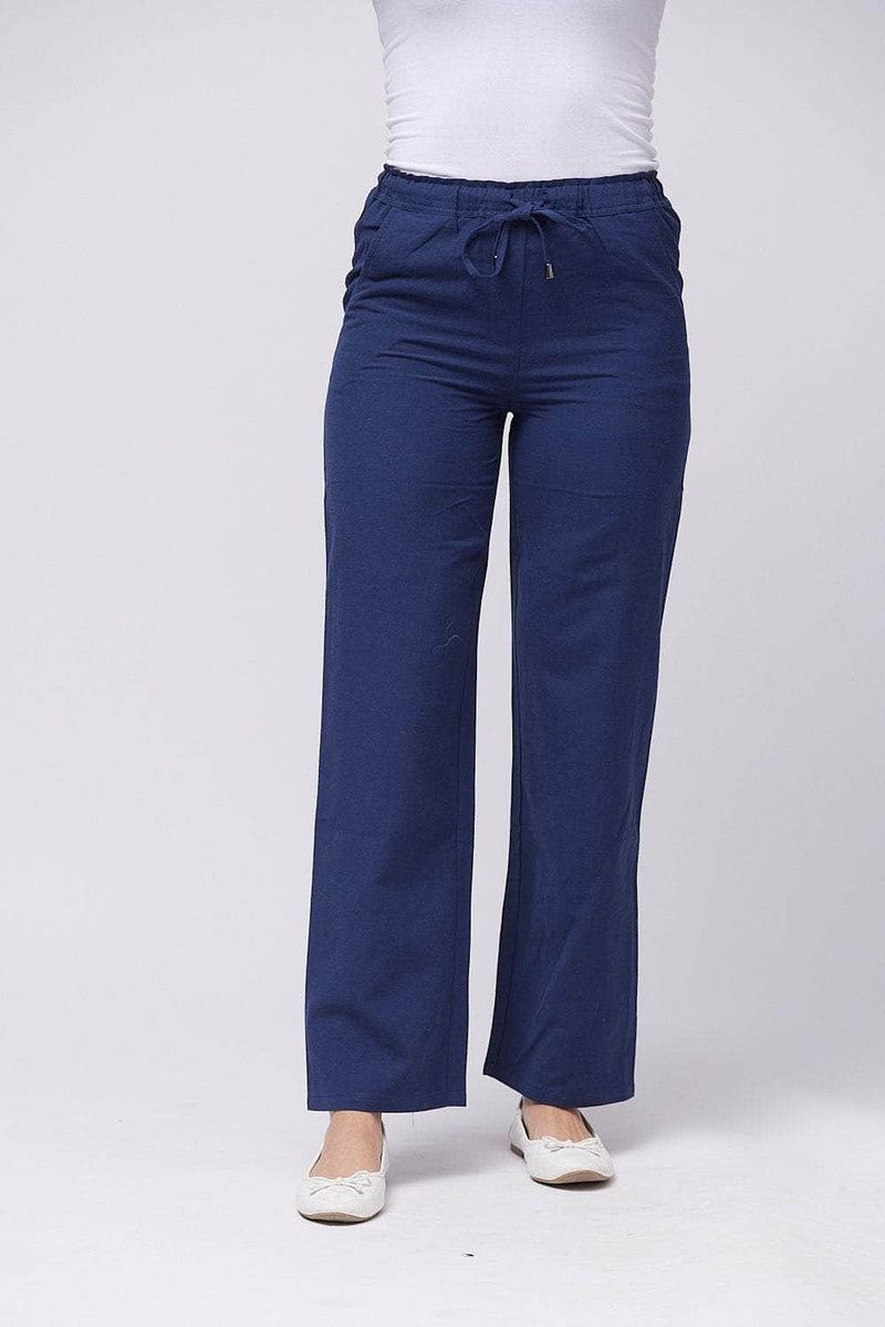 Saloos Trousers Navy / UK: 10 - EU: 36 - US: XS 7504-A