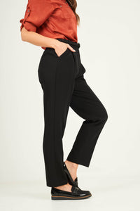 Pleat Don't Go High-Waisted Tapered Pants Tapered Pants,, 50% OFF